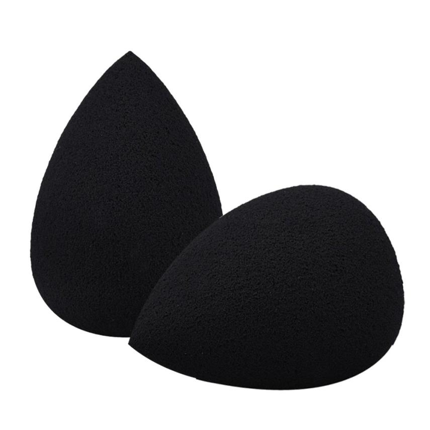 Makeup sponge blender set: black teardrop makeup sponges