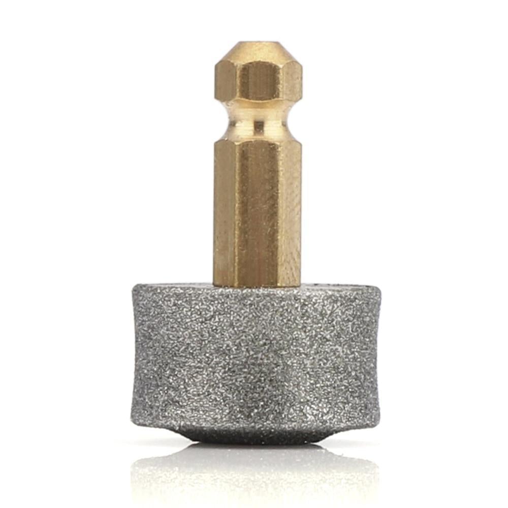 Rechargeable pet nail clipper grinding stone bit with brass stem